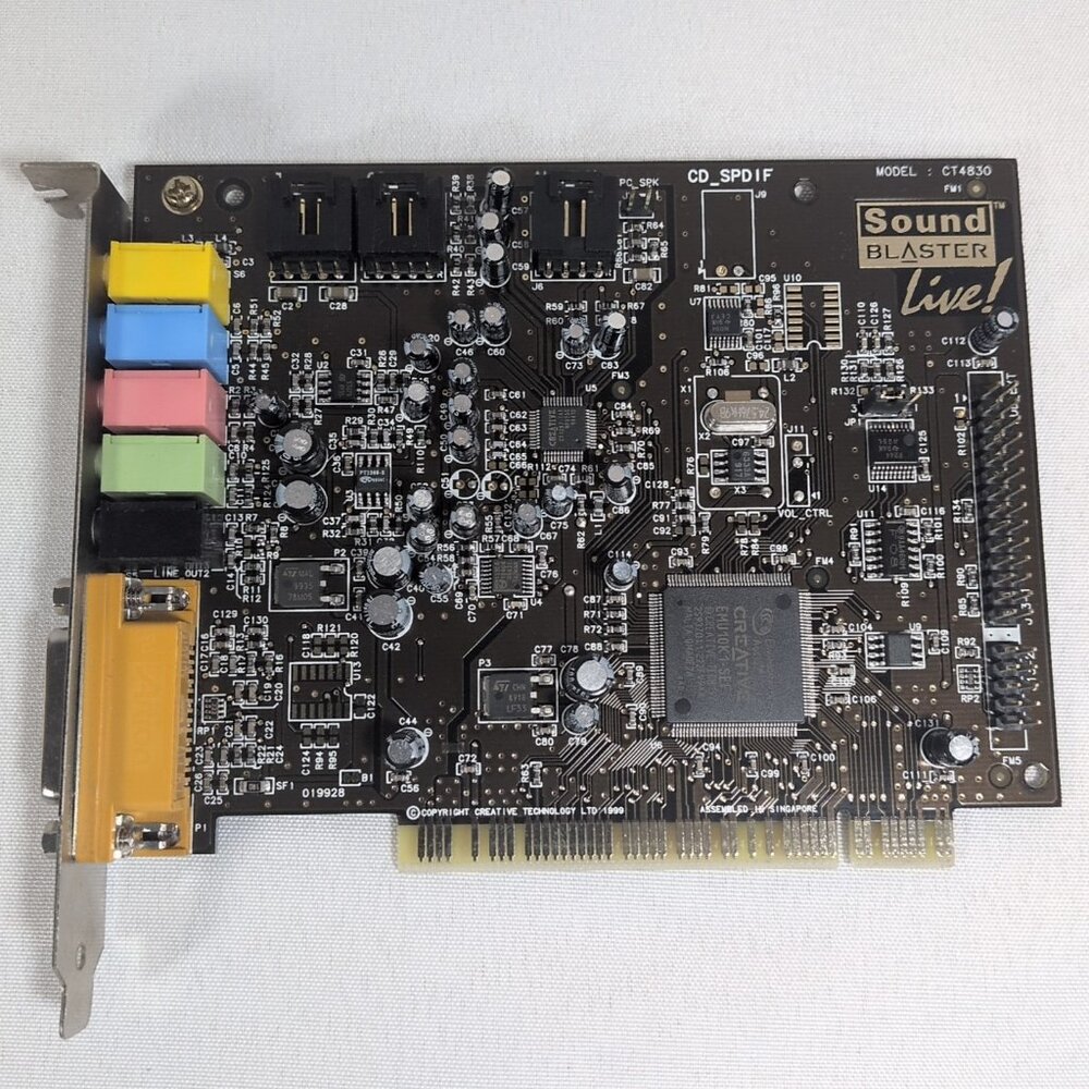 Creative Sound Blaster Live! PCI CT4830 Sound Card UNTESTED